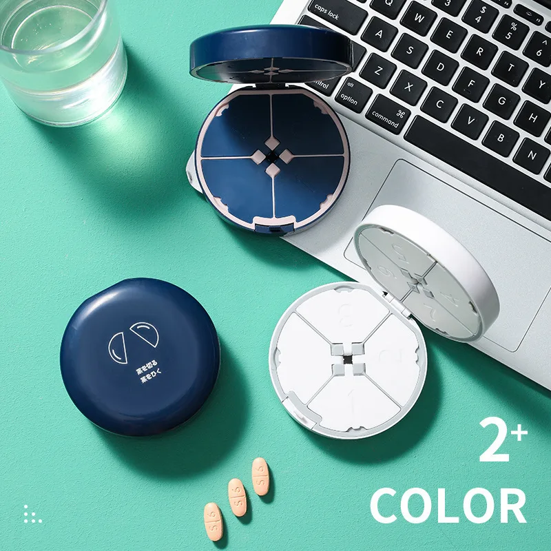 

Portable Medicine Box with 7-day Morning, Middle and Evening Large-capacity Packed with Medicine Packing and Cutting