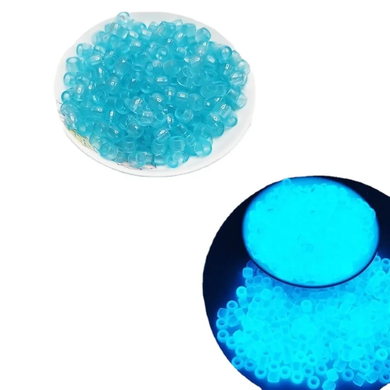 50 шт. 6x9 мм прочные светящиеся бусины в темноте свободные бусины-разделители для