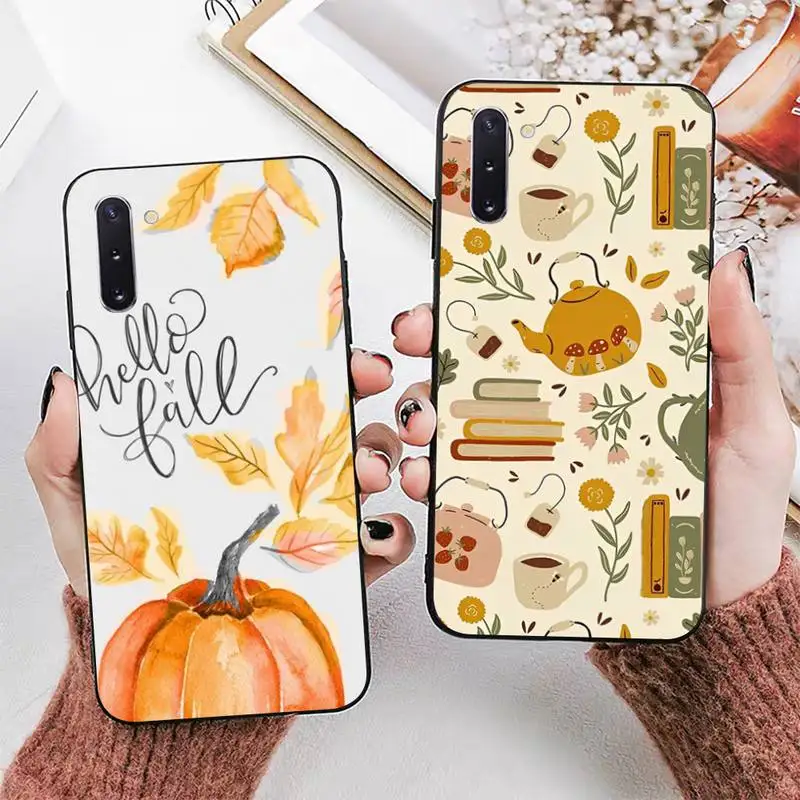 

Autumn Pumpkins Phone Case for Samsung Note 5 7 8 9 10 20 pro plus lite ultra A21 12 72