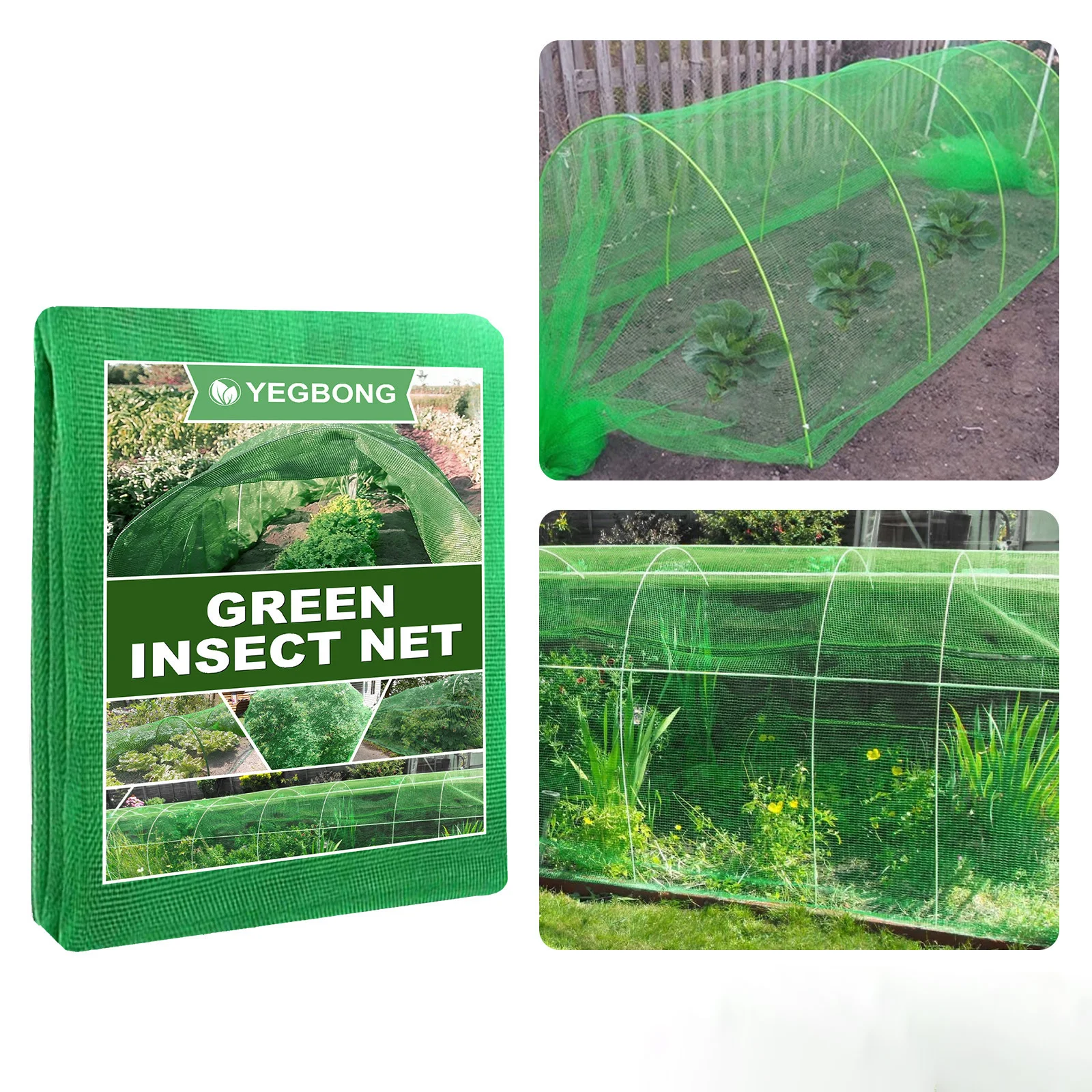 

Garden Barrier Netting Plant Covers Sun Net Green Sunblock Mesh Shade Protection Netting for Vegetable Crops Row Cover