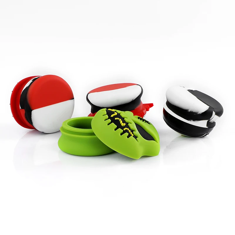 

Special 3Pcs 20ml Silicone Wax Containers Oil Jars Concentrate Tanks Gifts Smoke Gadget