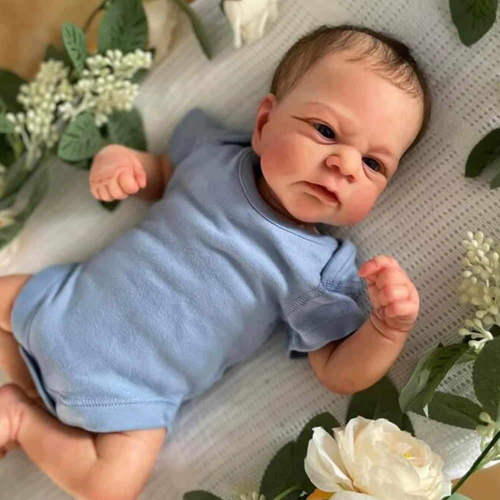 

Реалистичная силиконовая кукла-реборн Elijah Bebe Reborn, 48 см