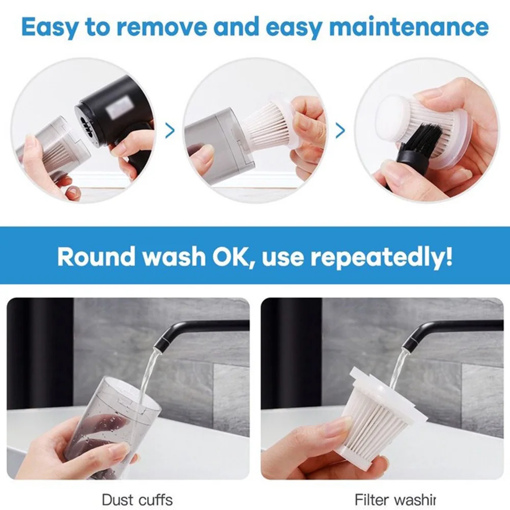 

Brand New Filter Cleaner Parts For Mini Protecter Reusable Series Washable Washing Wireless Vacuum Cleaner Cleaning