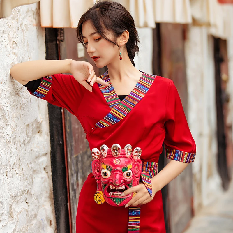 Непальские тибетские туристические костюмы для женщин Новинка лета 2022 тибетский