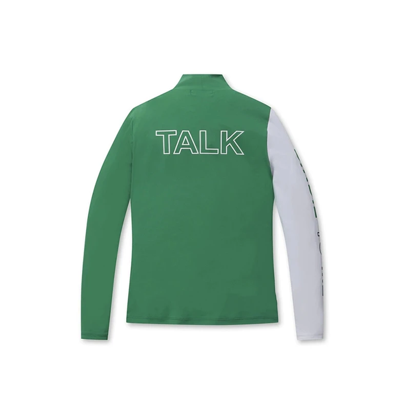 The new South Korean Golf women spring and summer outdoor round neck thin matching color long sleeve sports casual fashion jacke