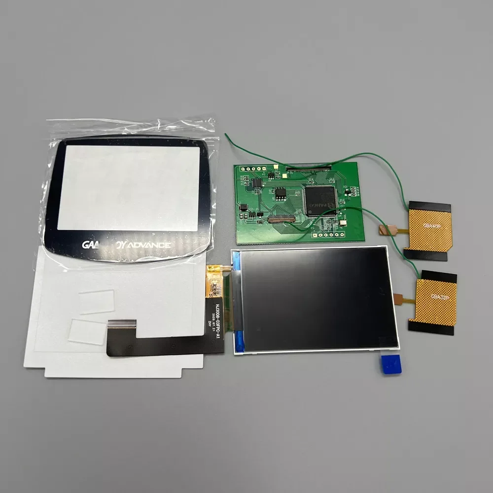

Easy to install 3.0 "original size IPS high brightness LCD screen is suitable for Gameboy ADVANCE GBA Support pixel mode di