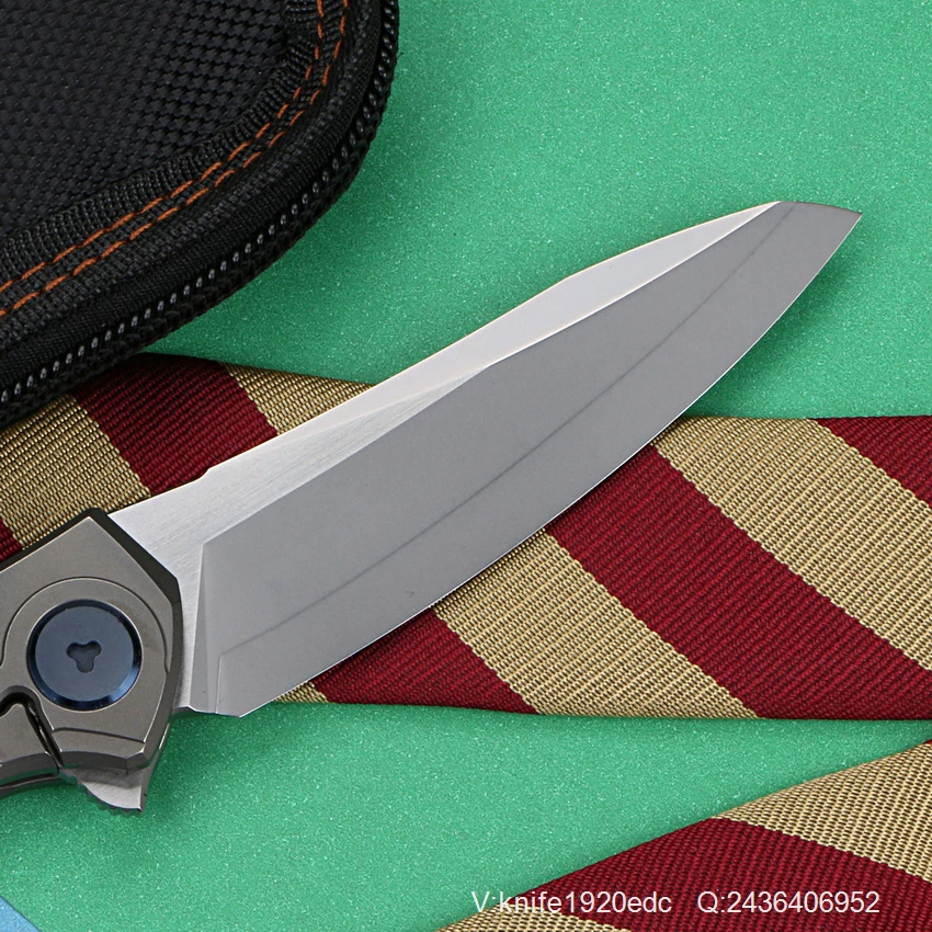 Складной нож Green Thorn Kami Flipper лезвие M390 титановая ручка для кемпинга охоты рыбалки