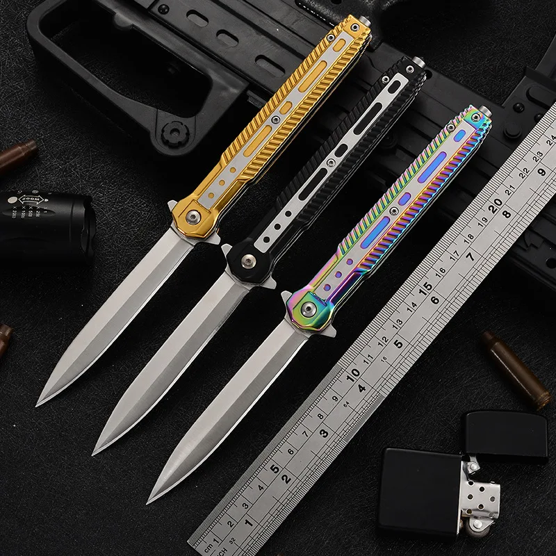 

23cm High Hardness Folding Pocket Knife Outdoor Survival Tactical Knife Camping Hiking Hunting Knives Self-defense EDC Tools
