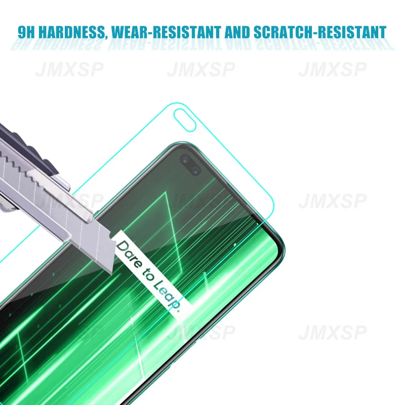 Закаленное стекло 4 в 1 для Realme X2 X7 X50 Pro X3 XT X GT Neo 2 Защитное Narzo 30 30A 50A 50i пленка