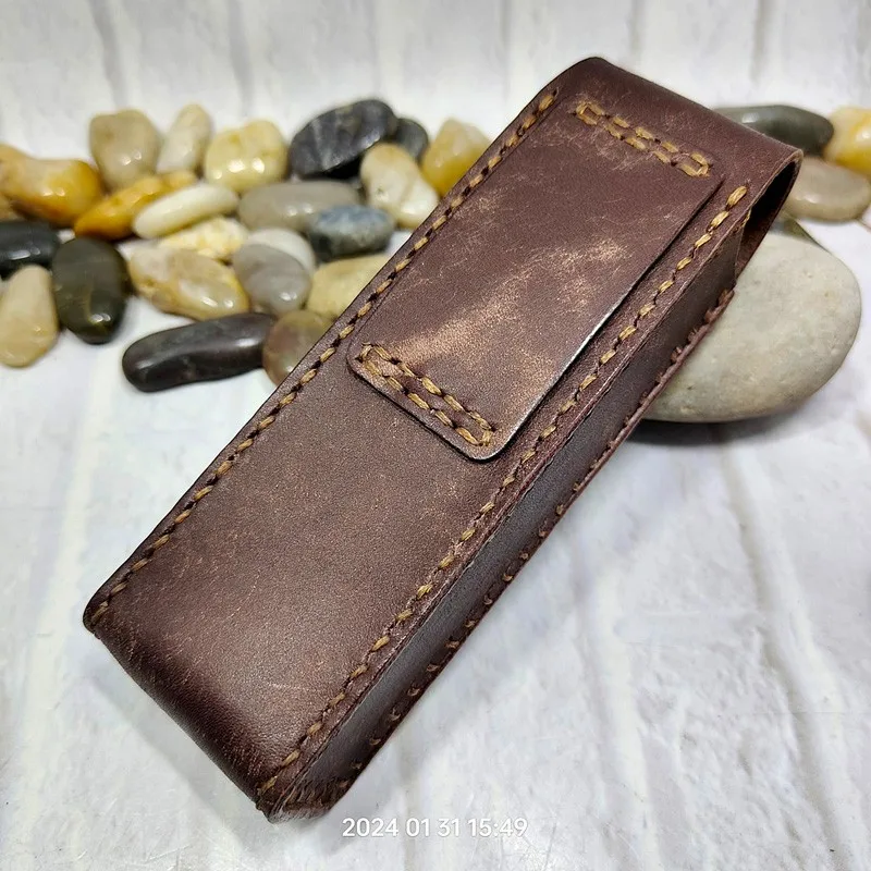 Кожаная кобура Blongk для очков поясной кошелек из воловьей кожи держатель ручной