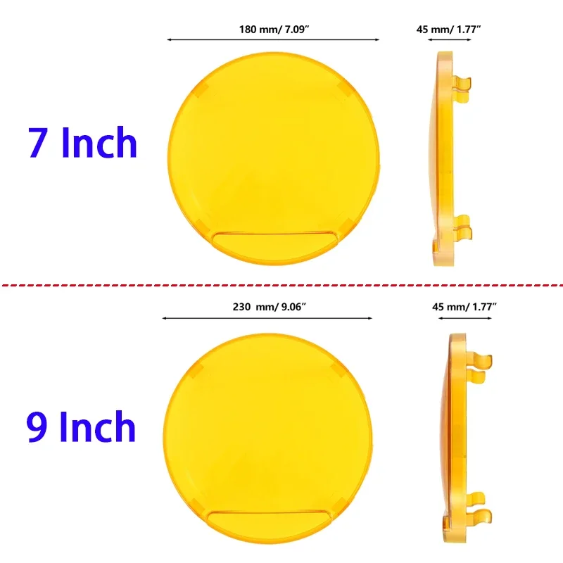 Auxbeam 7-дюймовый/9-дюймовый круглый светодиодный точечный луч рабочий фонарь с