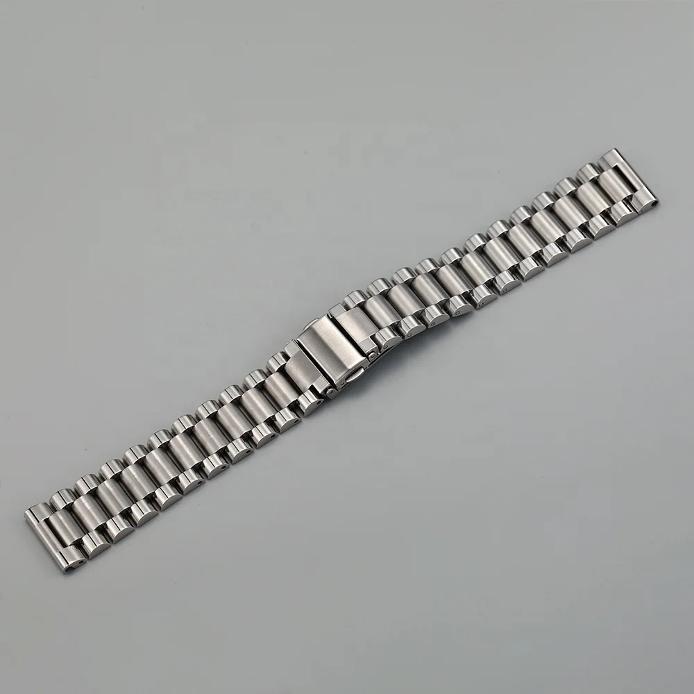 Silver 20mm 22mm 316L Stainless Steel Watch Band With Quick Release Bar Fit For RLX SKX Watch Universal Smart Watch enlarge