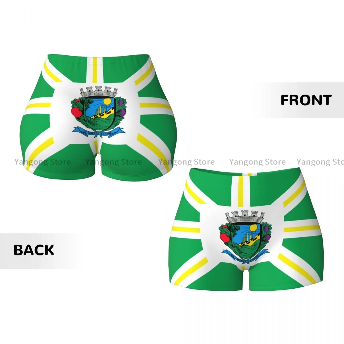 Сексуальные обтягивающие бедра спортивные шорты banсделать Valinhos флаг фитнес