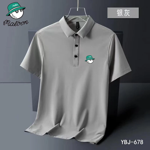 2023 New Summer Embroidery LOGO Golf Polo Shirt Men's Hot High Quality Men's Short Sleeve Breathable Quick Drying Top Business