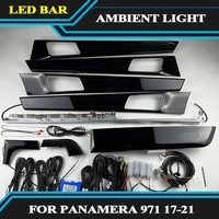 for porsche panamera 971 replacement 7 colors ambient light 4 doors speaker lamp 2017 2021 interior atmosphere light