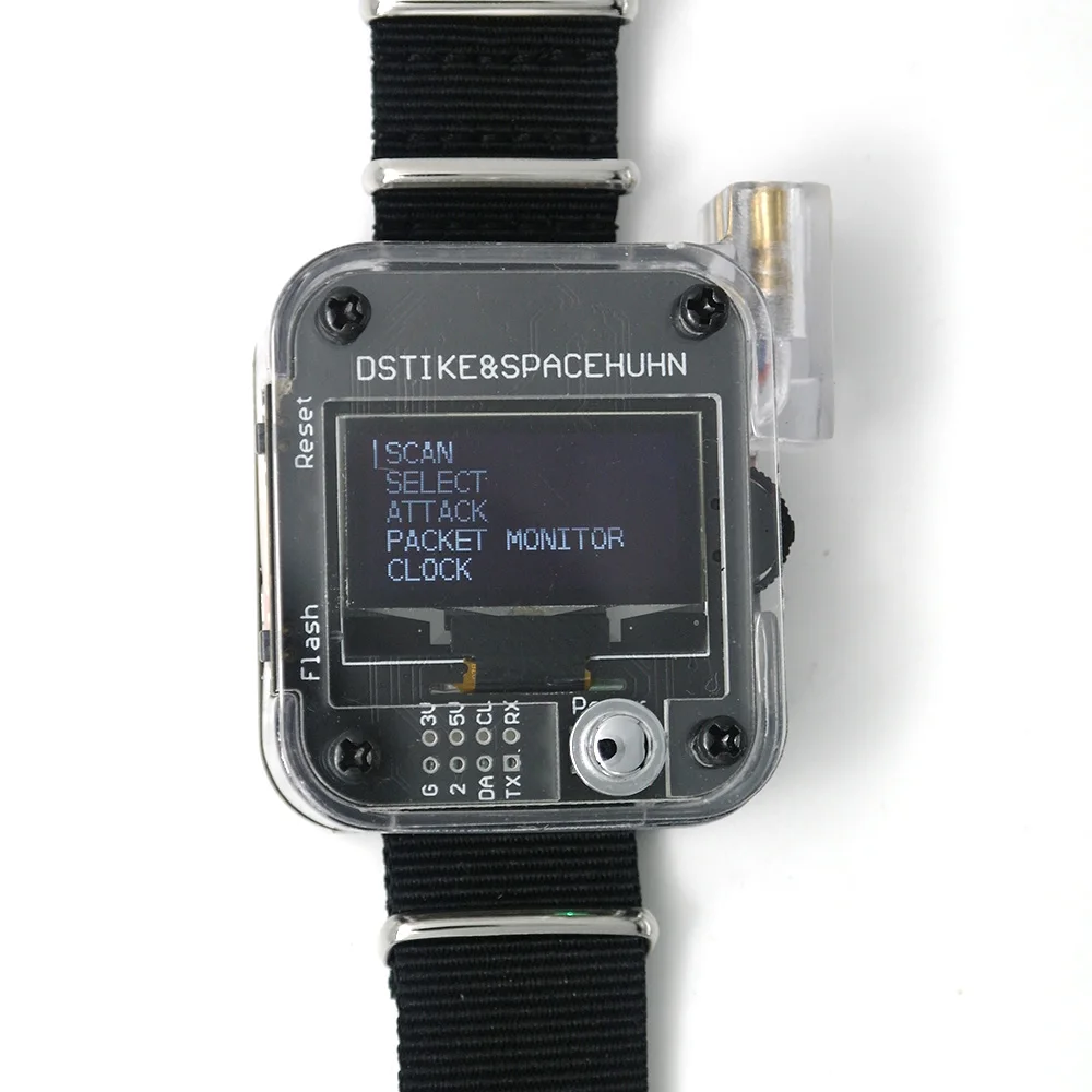 

2022 DSTIKE WiFi Deauther V1 V2 V3 V4 Wristband Wearable ESP8266 Development Board Smart Watch DevKit Arduino NodeMCU ESP32 IoT