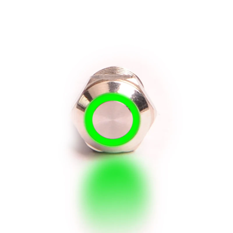 

Светодиодная металлическая кнопка 10 мм светильник ческим сбросом света, мгновенный саморегулирующийся переключатель, 4-контактный, с высокой головкой, 3v6v12v24v36v48v220v