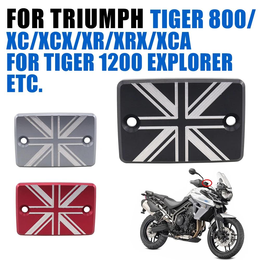 

For Triumph Tiger 1200 Explorer Tiger 800 XC XCX XR XRX XCA Motorcycle Accessory Front Brake Fluid Tank Reservoir Cover Oil Cap
