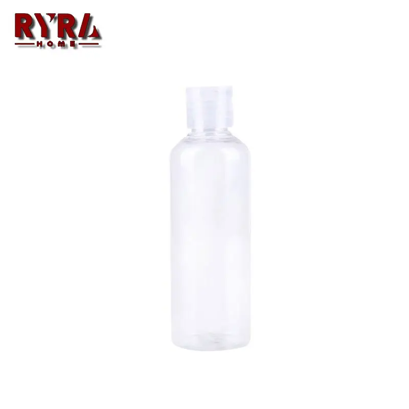 

250ML Plastic Transparent Refillable Bottles Butterfly Cap Makeup Tool Portable Washable Sub-bottling Clamshell Empty Bottle New