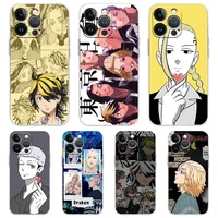 tokyo revengers avengers anime soft transparent phone case cover for iphone 13 12 11 pro max x xr 8 7 plus se 2020 xs max shell