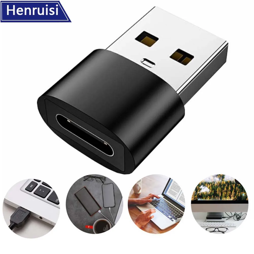 Dual Series OTG USB To Type C Adapter/Type C To USB Connector Charging Data Sync Type-C Converter Portble Mini USB Splitter