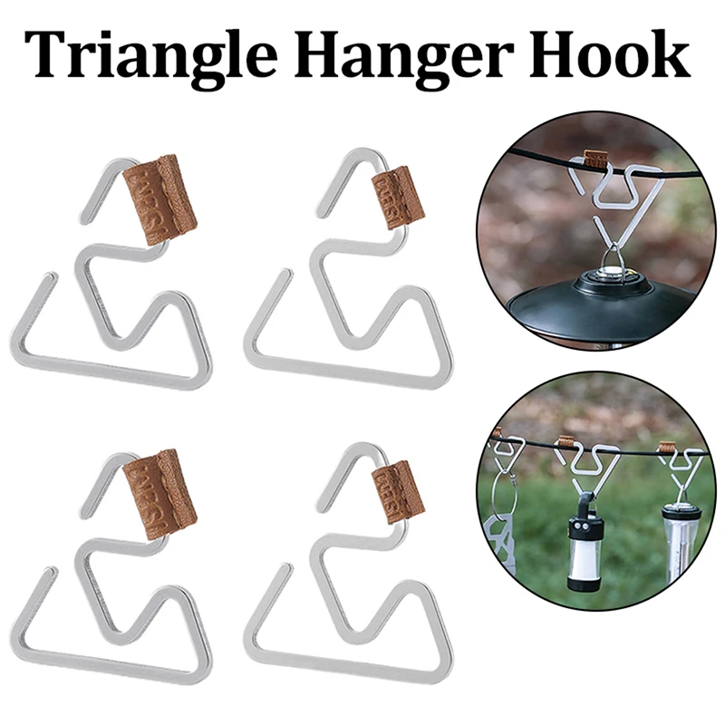 

Extra Large Z Shape Hooks Heavy-Duty Outdoor Camping Storage Hook Stainless Steel S-Shaped Pot Pan Hanging Buckles