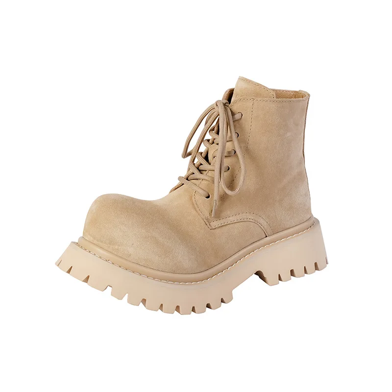 Ботильоны женские на плоской платформе