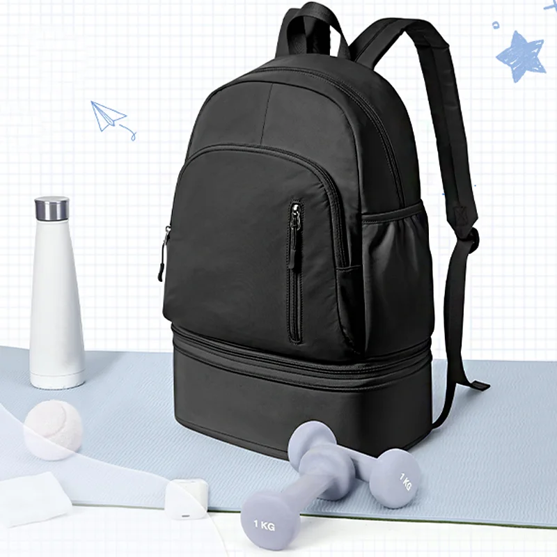 Нейлоновый Рюкзак Унисекс Для Фитнеса Кемпинга Пляжного Спорта Тренажерного