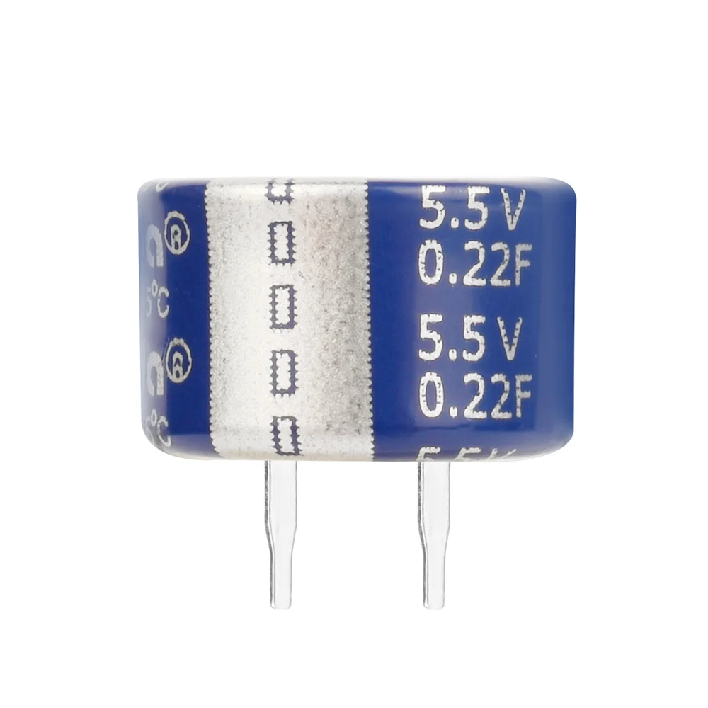

CBW Super Capacitors CDA 5.5V 0.22F C-Type CBW5R5224CF Button Type Farrah Capacitor SuperCapacitors