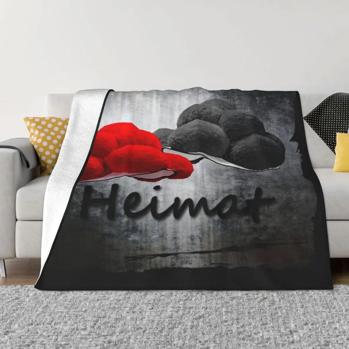 Супермягкое Флисовое одеяло Heimat ART 1 0 An с черным лесом