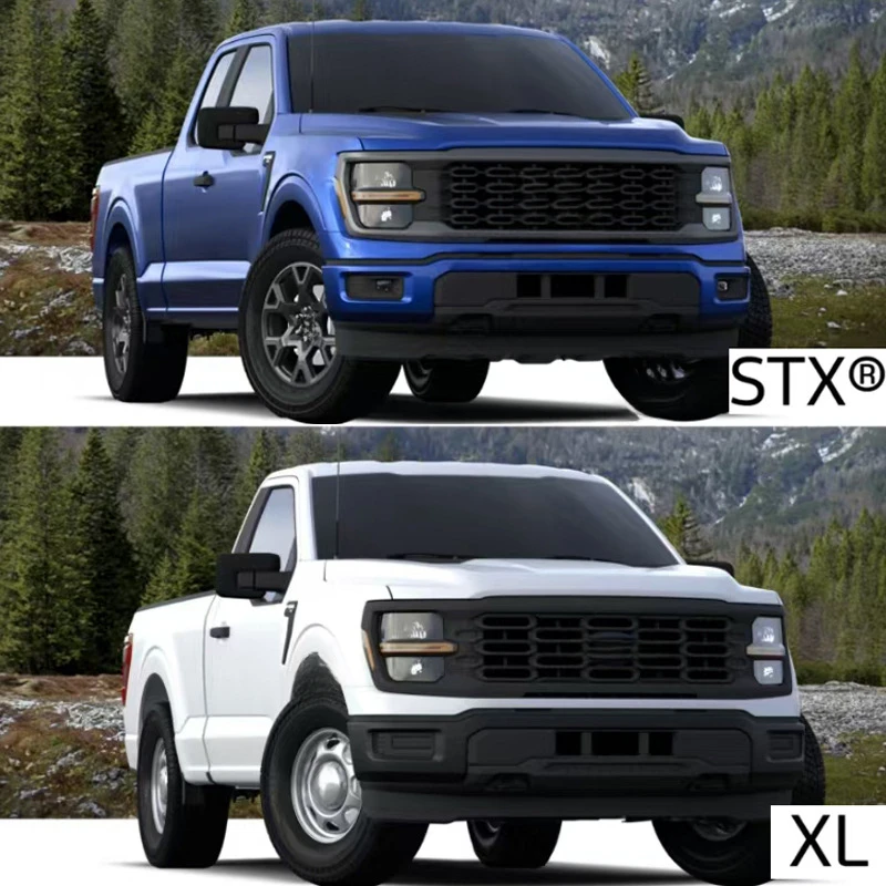 Фото Для Ford F150 2025 XL STX XLT Tremor: Модифицированная решетка переднего бампера (замена) №3