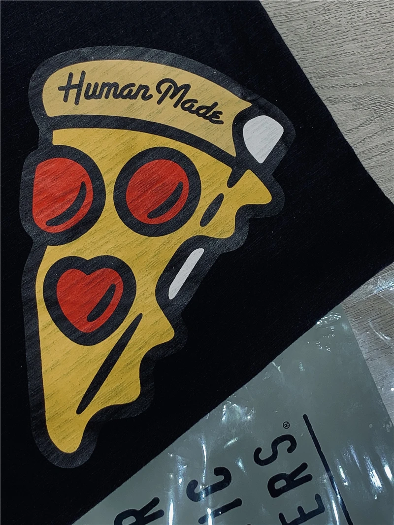 Футболка Мужская/Женская/мужская оверсайз с принтом пиццы |