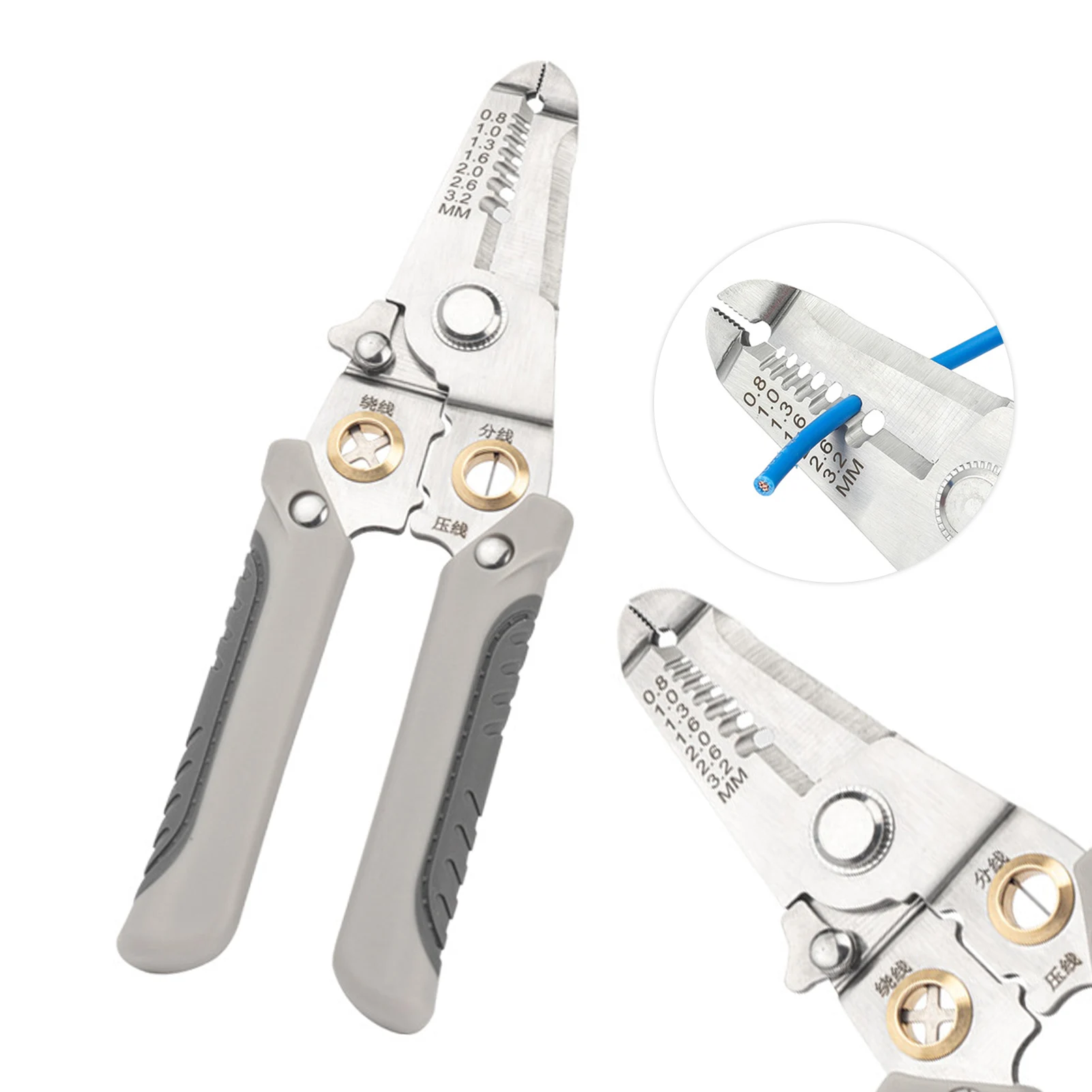 

2 шт., Нескользящие плоскогубцы из нержавеющей стали