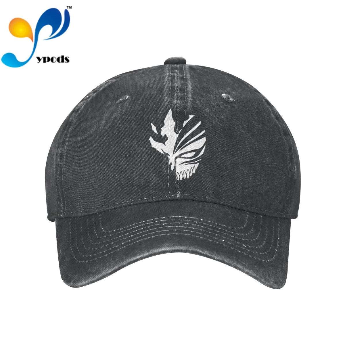 

New Brand Anime Bleach Anime Kurosaki Ichigo Snapback Cap Cotton Baseball Cap Men Women Hip Hop Dad Hat Trucker