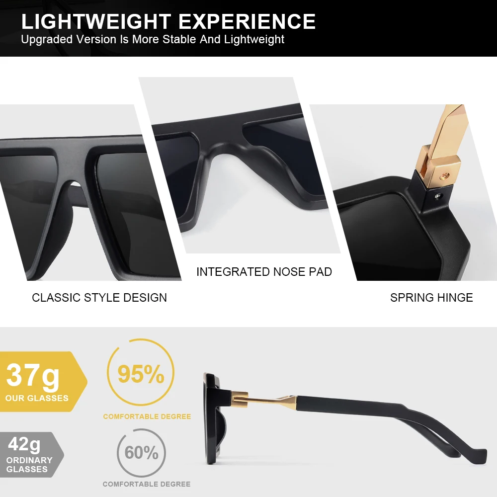 CRIXALIS квадратные солнцезащитные очки в стиле ретро для женщин и мужчин