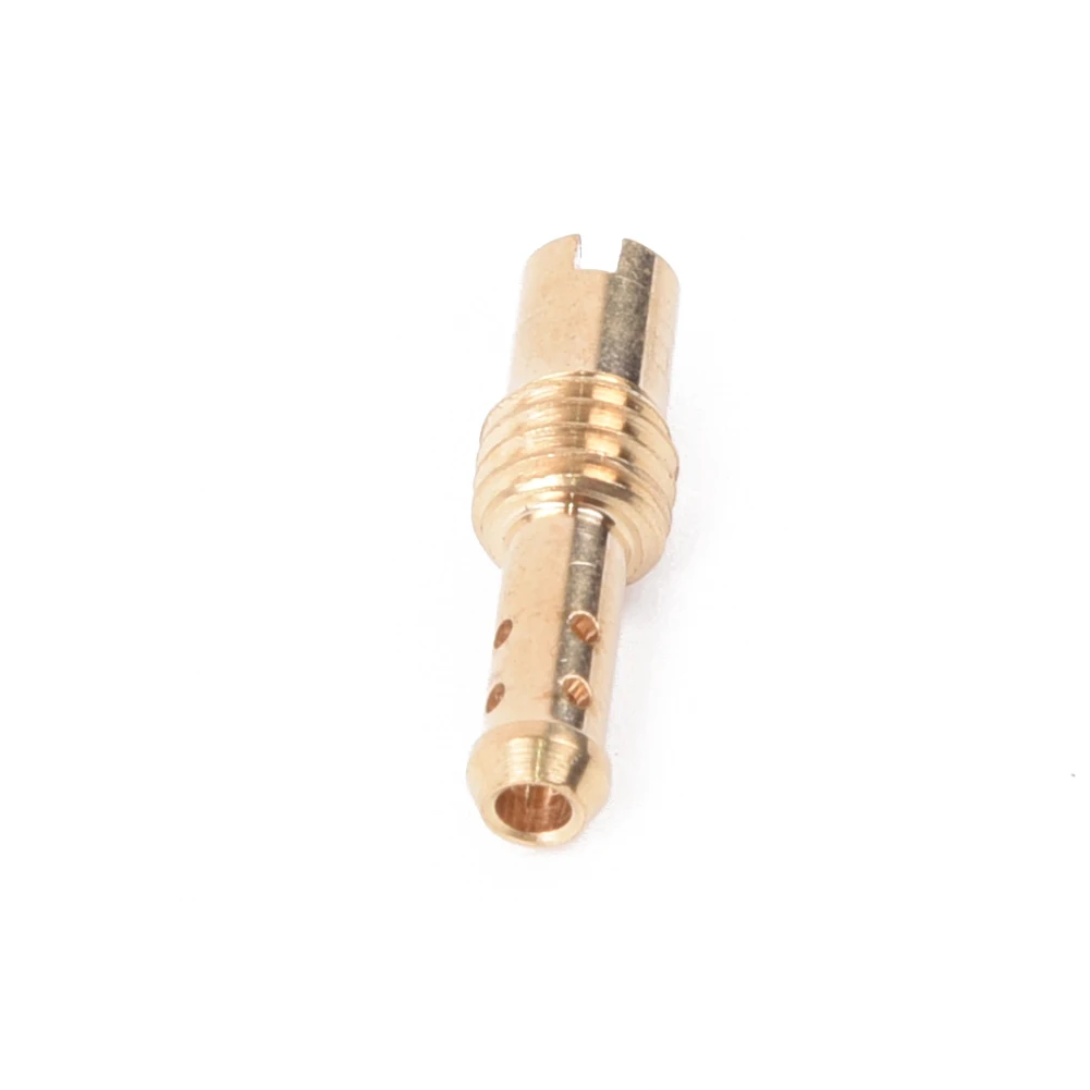 

10 Pcs Brand New And High Quality Easy Installation Pilot Jet 8 Bleed Holes For MIKUNI VM/TM/TMX Carburetor 15-37.5