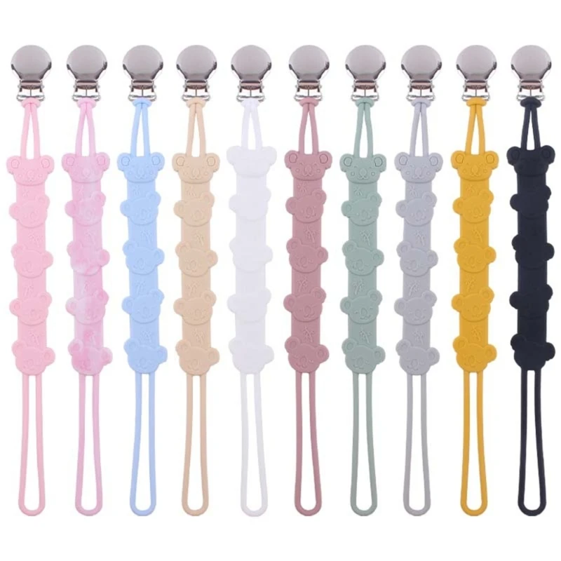 

Pacifier Clips Chewing Strap Teething Pains Relief Dummy Chain Baby Teether Clip