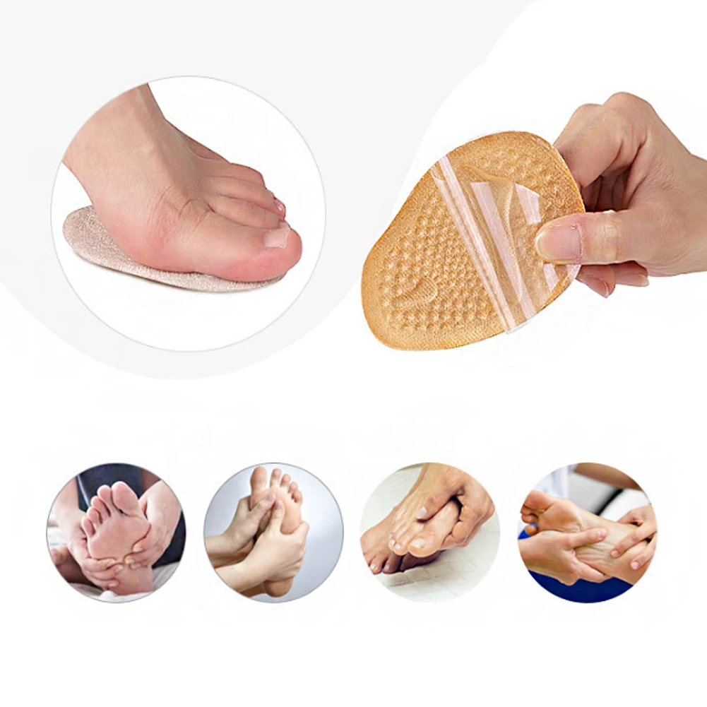 

Forefoot Pad Fabric Forefoot Pads Feet Toes And Arches Protected Foot Support Foot Care Tool High Heels Half Insoles