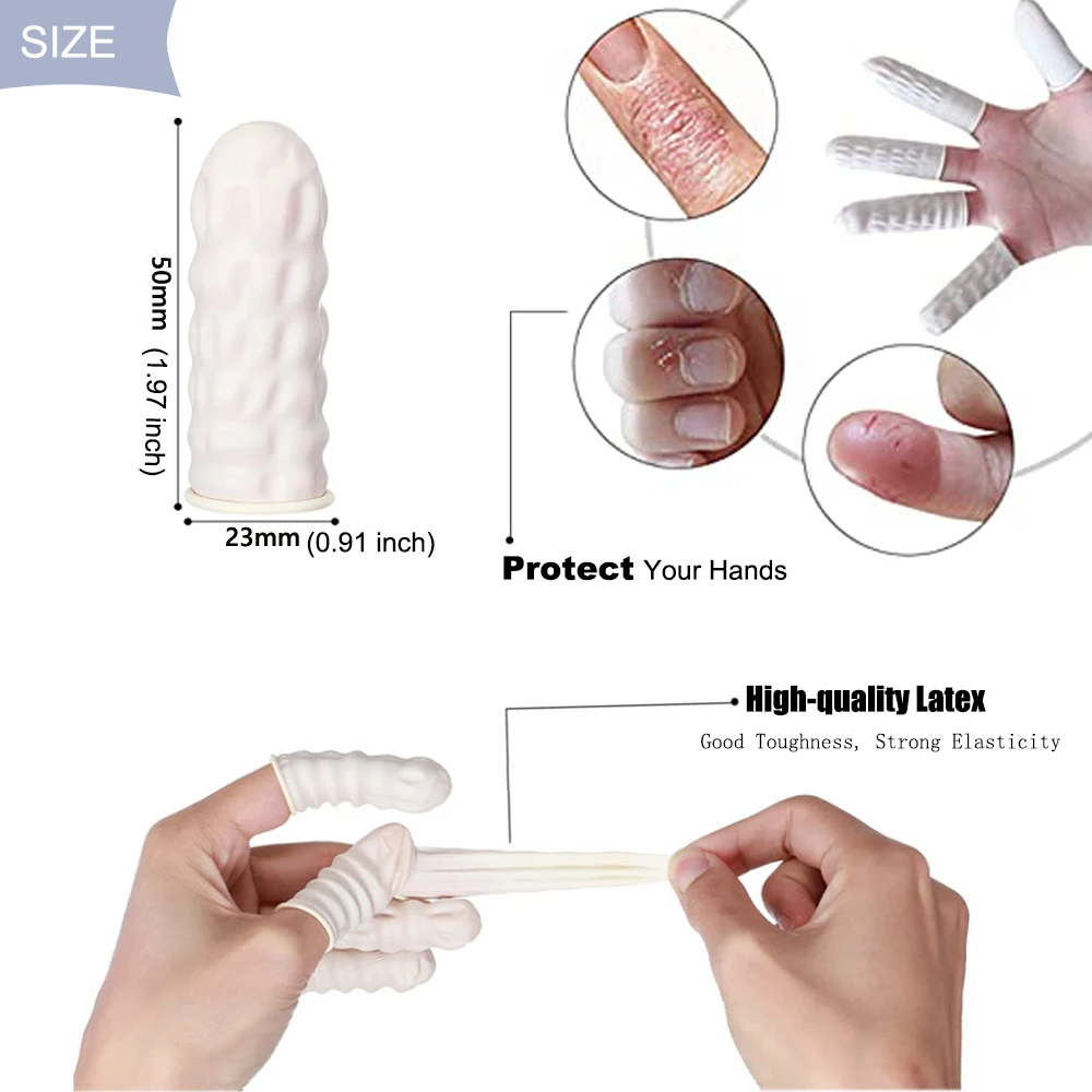 

Одноразовые латексные напальчники