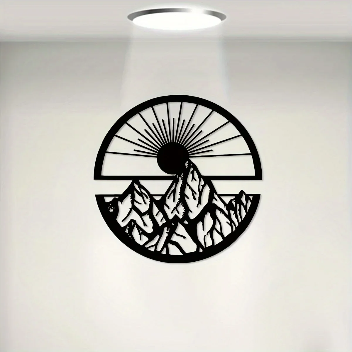 Металлический Горный И Солнцезащитный Диск Настенный Декор Современное Уличное