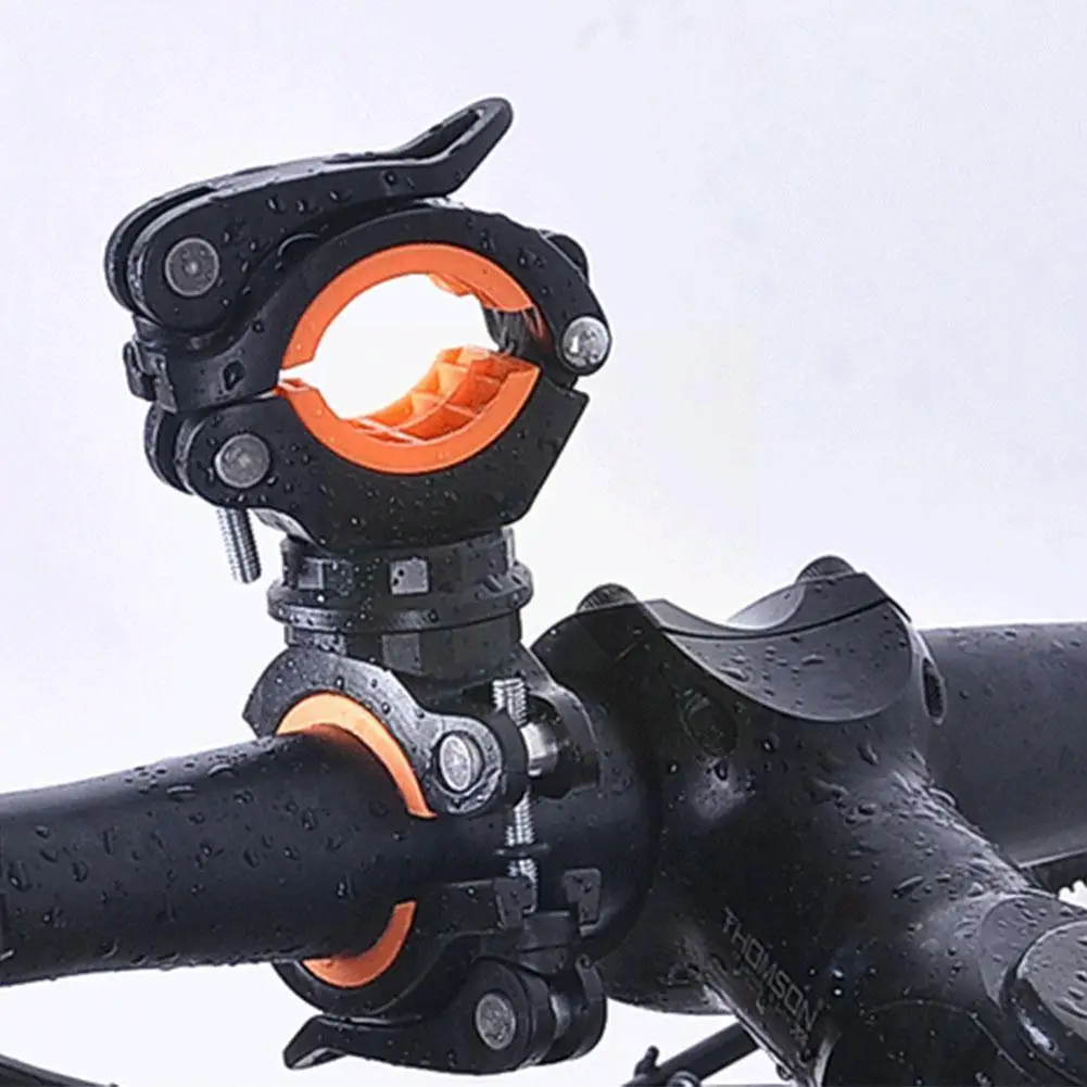 

360°Rotation Cycling Clip Clamp Flashlight Mount Holder Universal Bicycle Torch LED Flashlight Mount Holder Bike Light Z7P4