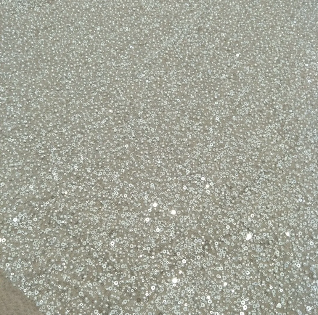 Кружевная ткань для свадебного платья кружевная цвета слоновой кости ширина 130