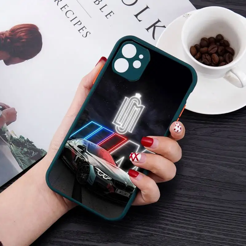 

BMW Luxury Car Phone Case For IPhone 12 11 13 14 Pro Max X XR XS SE2020 7 8 Plus Hard Shockproof Cover Case