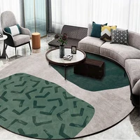 nordic geometric round carpet luxury living room area rug modern hanging basket computer chair bedroom bedside home decor carpet