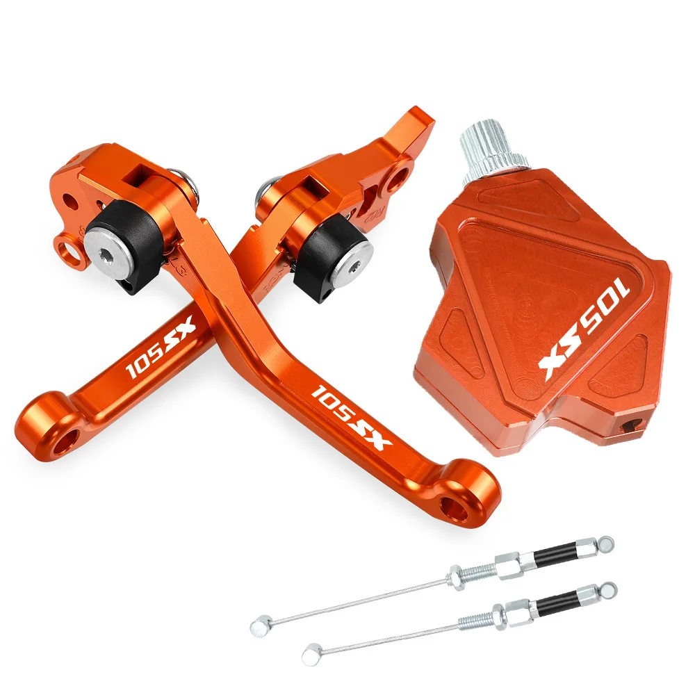 

Motorcross Dirt Bike CNC Brake Clutch Levers Stunt Clutch Pull Cable Lever Easy System For 105SX 105 SX 2007 2008 2009 2010 2011