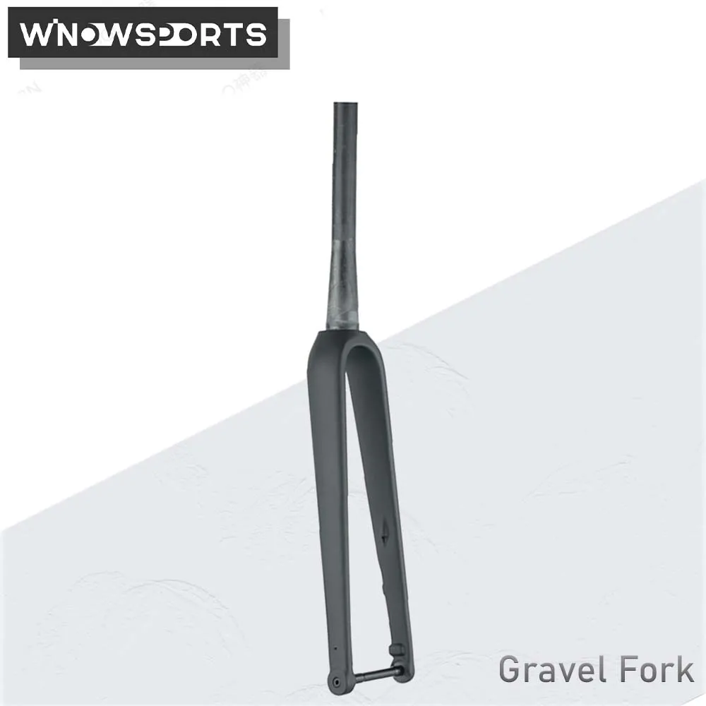 

Углеродная Велосипедная вилка winowsports, амортизационная вилка, 51 сквозь ось, 100 х12 мм, от 1 до 1/2 дюйма до 1-1/8 дюйма, T800, из углеродного волокна