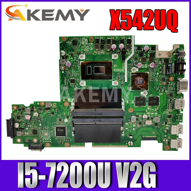 

Akemy mainboard for ASUS VivoBook X542UQ X542UR X542UN X542UF X542U FL8000U Laptop motherboard w/ I5-7200U (V2G) GPU