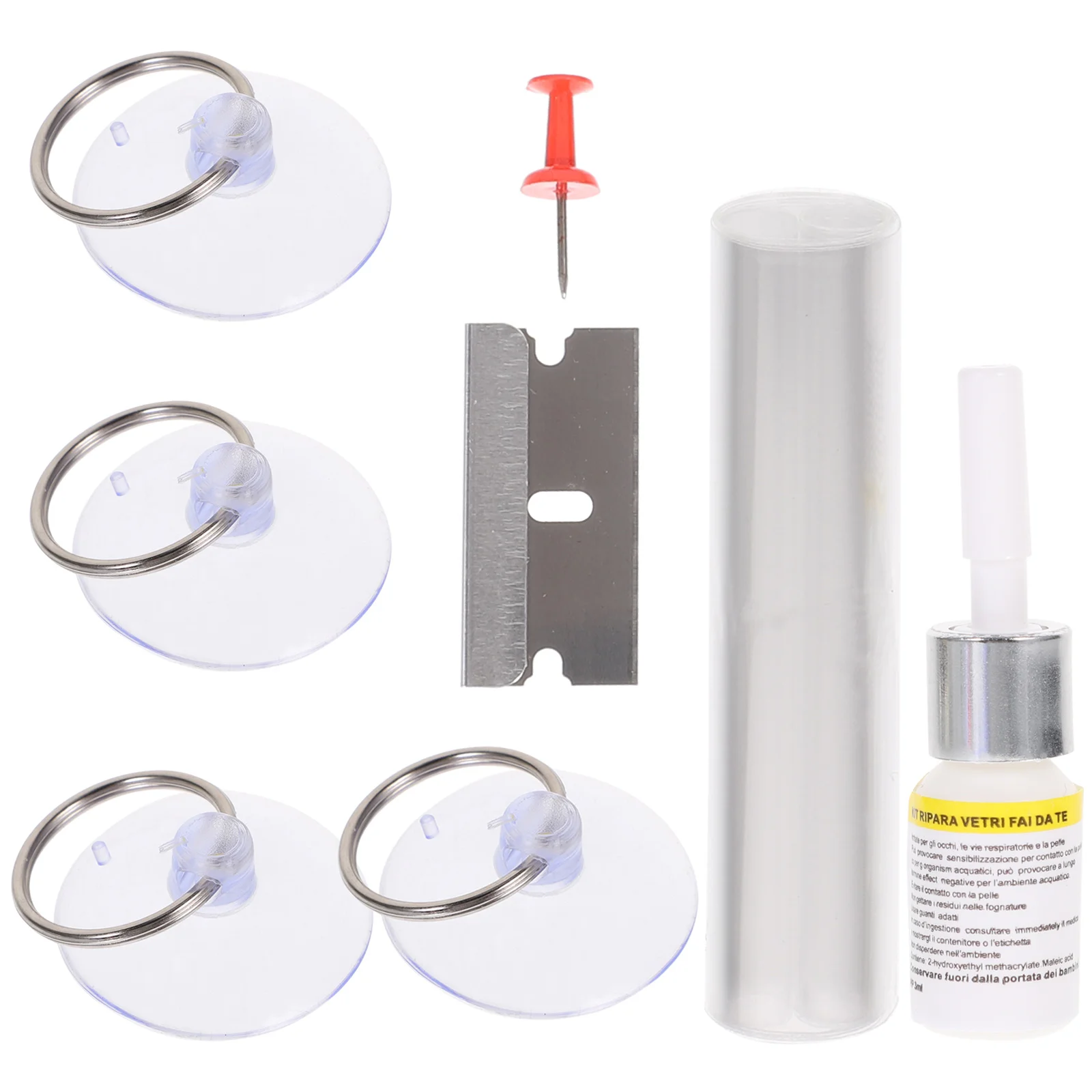 

Glass Repair Kit Auto Tools Glass Crack Repair Kit Car Cracked Windshield Repair Kit Steel Glass Repair Windshield Crack Repair