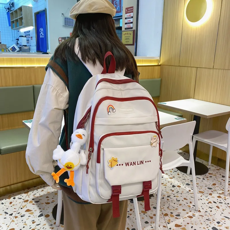 Schoolbag middle school student junior high school student ins Japanese girl Korean Mori style backpack Korean version Internet