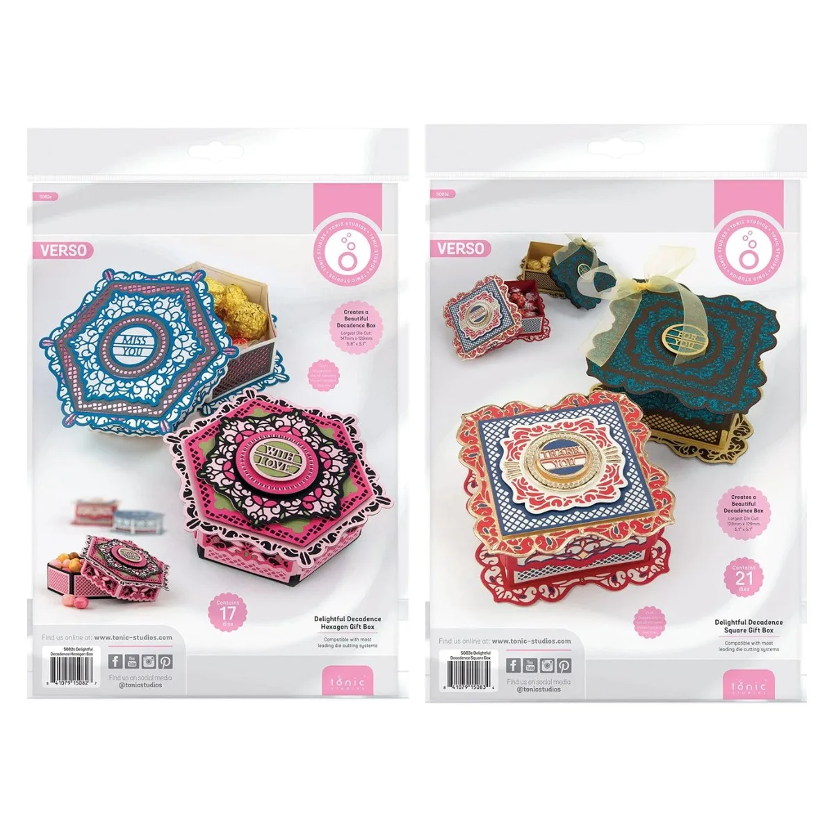 

Geometric Gift Box Die Cutting Dies Scrapbooking Paper Cards Making Cuts Crafts Template Cutting Dies Stencil Template Molds